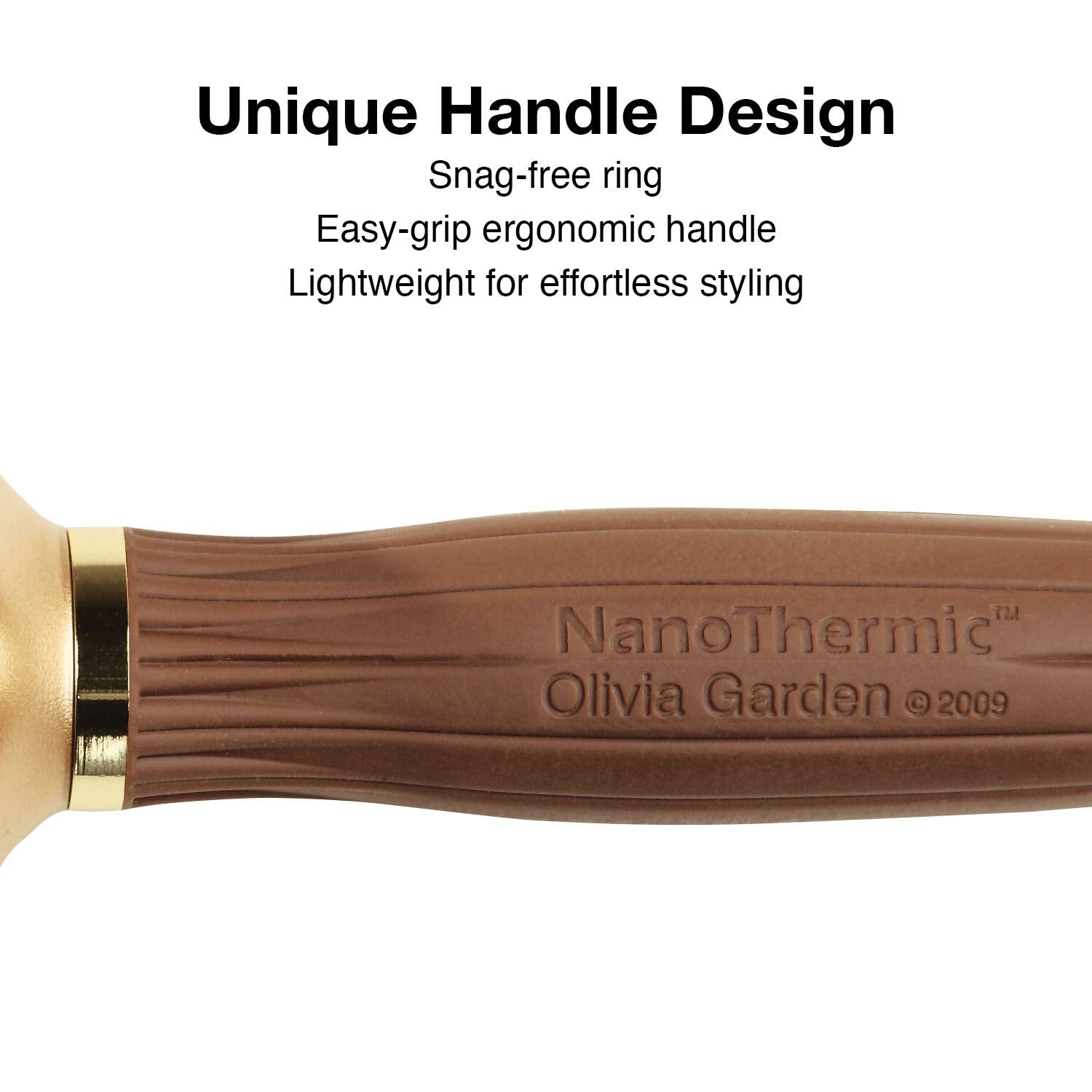 Olivia Garden NanoThermic Ceramic + Ion Round Thermal - NT-82 (3 1/4")