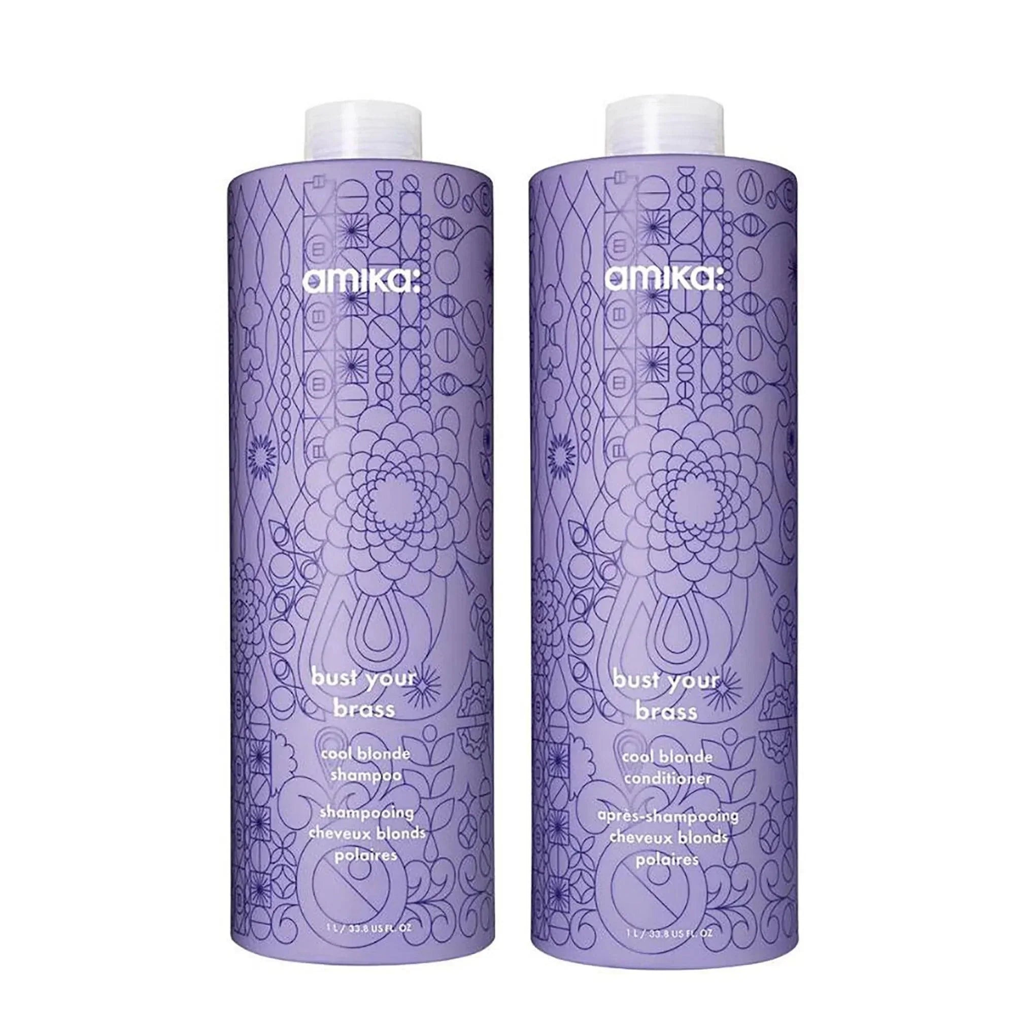 Amika Bust Your Brass Cool Blonde Strength Repair Conditioner